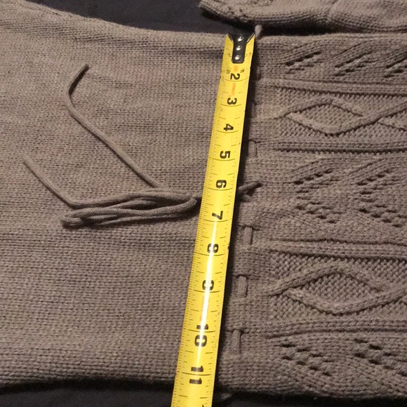 “Decree” gray woven sweater dress size Medium - Picture 6 of 8